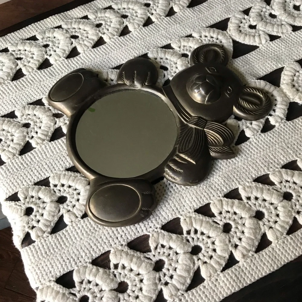 Vintage TeddyBear Mirror